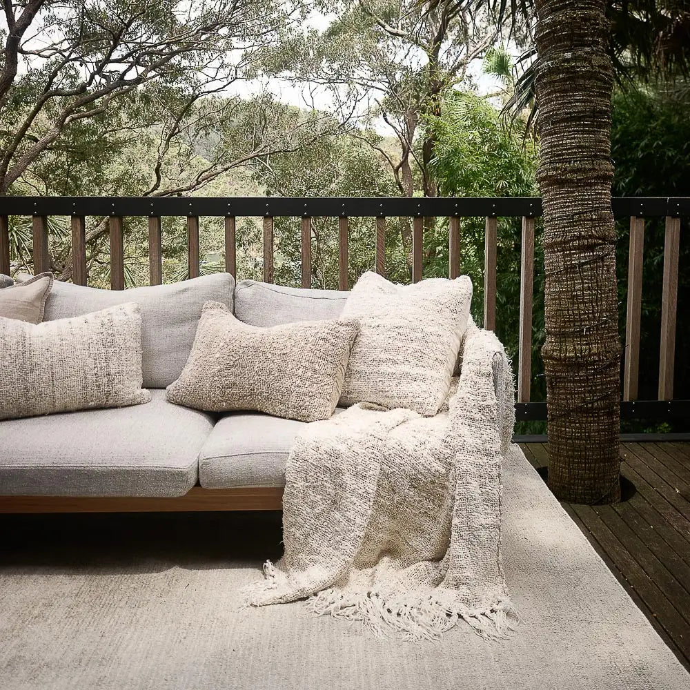 Wabi Linen Throw Blanket