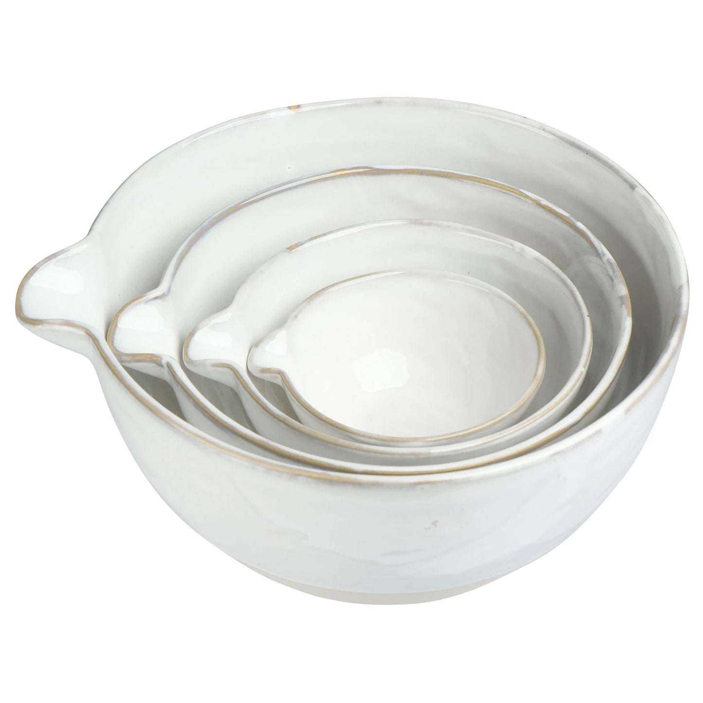 Stoneware Batter Bowls - Set of 4