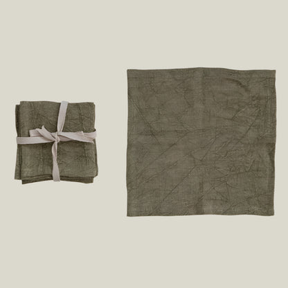 Linen Cocktail Napkin Set