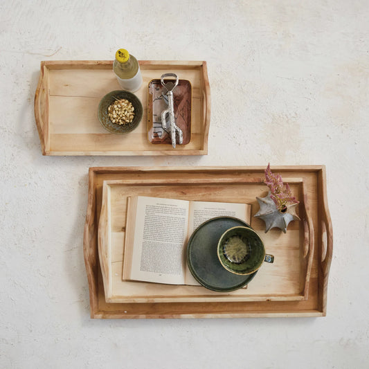 Acacia Tray With Handles