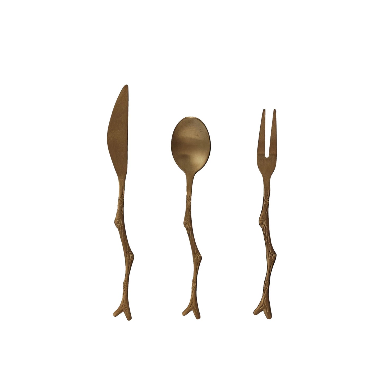 Stainless Twig Appetizer Utensils