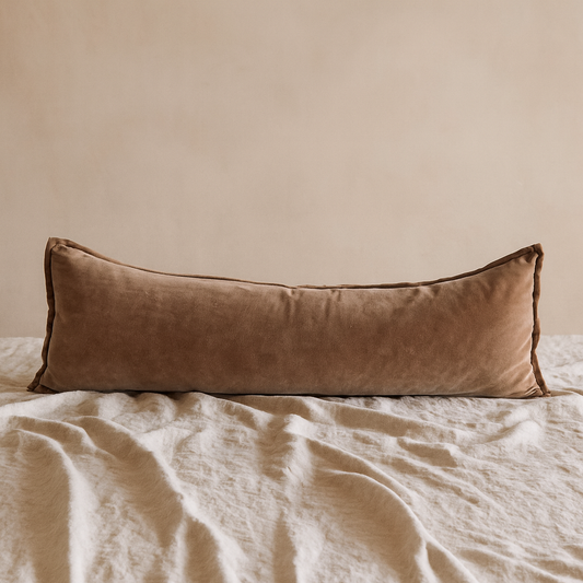 Evelyn Velvet Lumbar Pillow