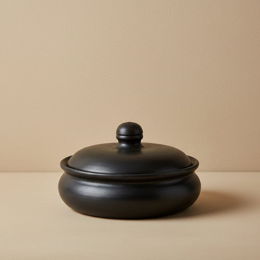 Terracotta Lidded Pot