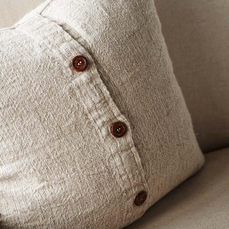Mayla Natural Linen & Cotton Pillow