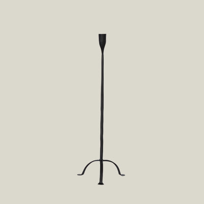 Cast Iron Footed Taper Candle Holder