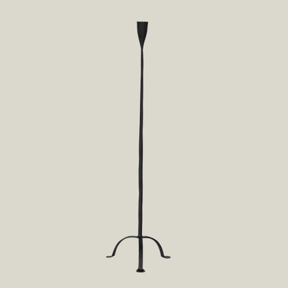Cast Iron Footed Taper Candle Holder