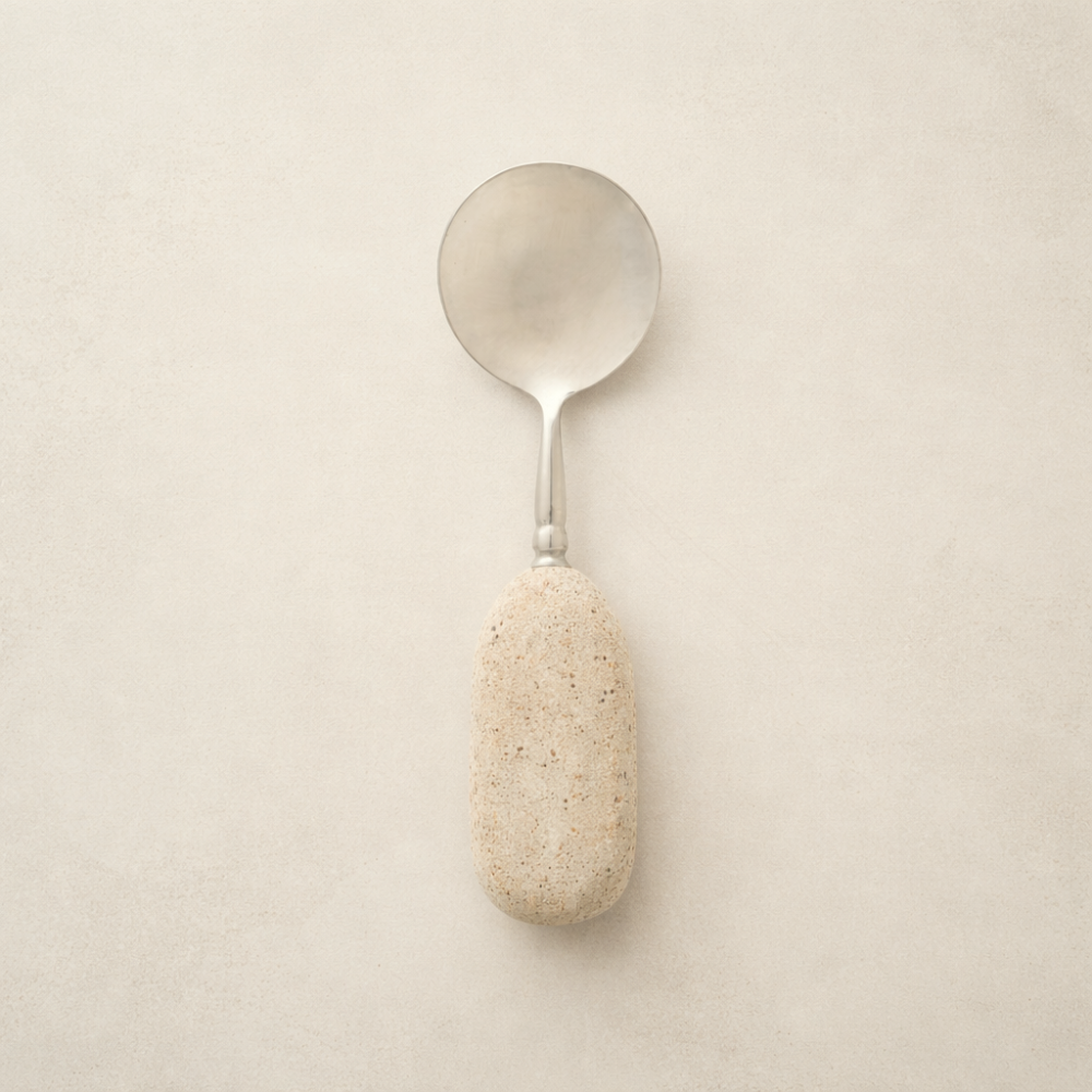Found Stone Spoon