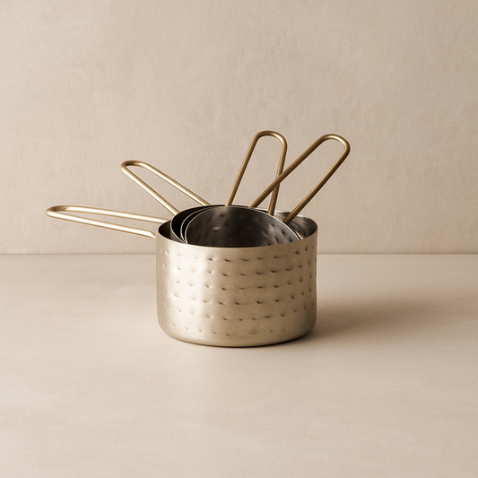 Gold Finish Measuring Cups