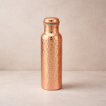 Hammered Copper Water Bottle