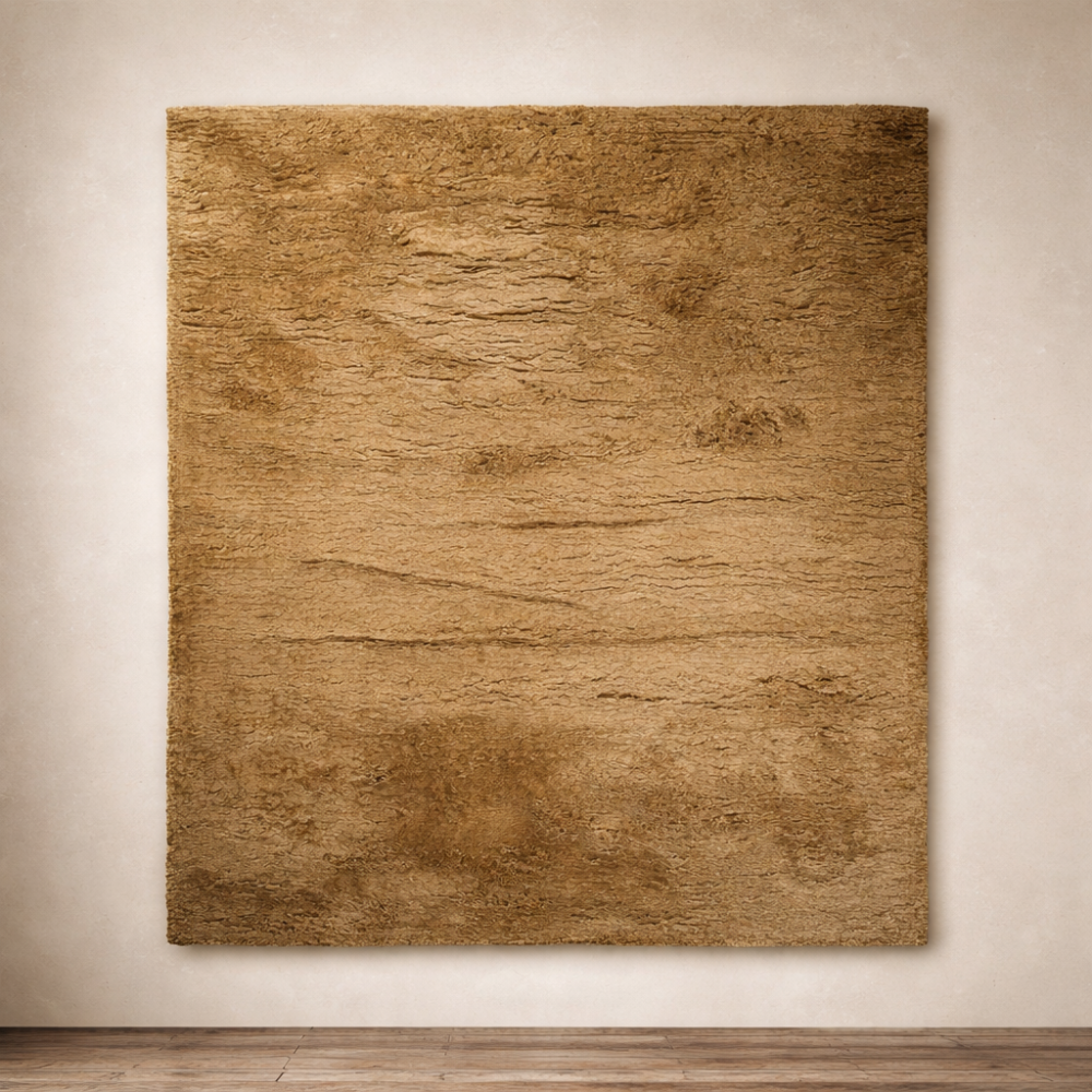 Handloom Cashmere Blend High Pile Rug