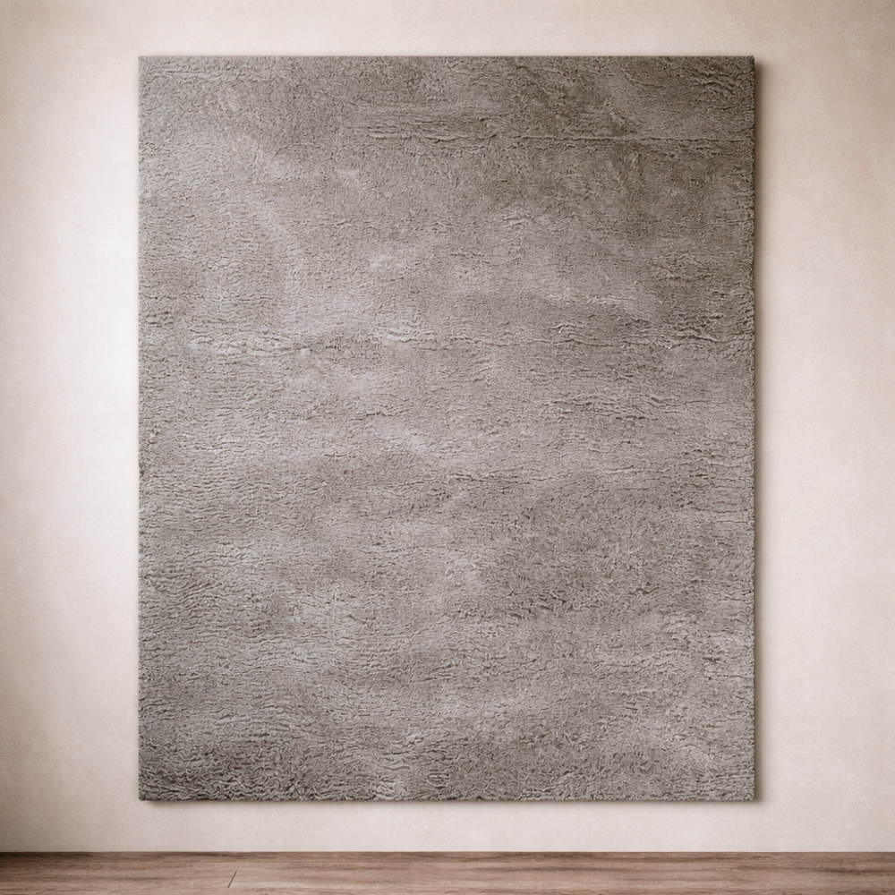 Handloom Cashmere Blend High Pile Rug