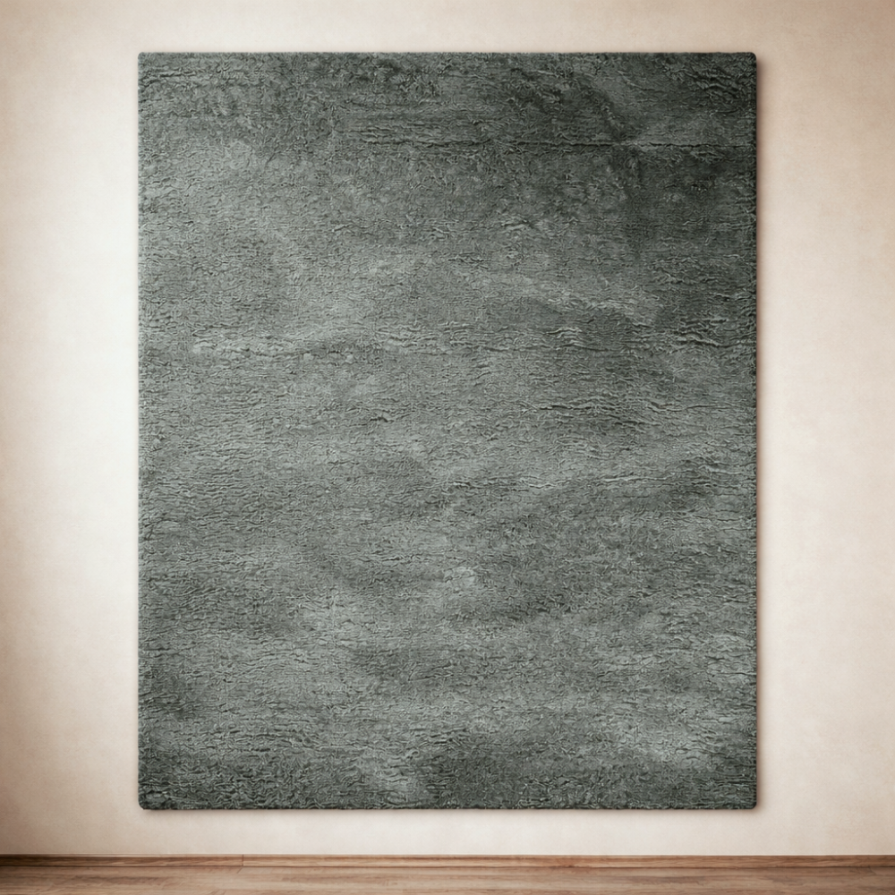 Handloom Cashmere Blend High Pile Rug