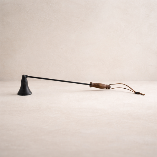 Iron and Wood Candle Snuffer