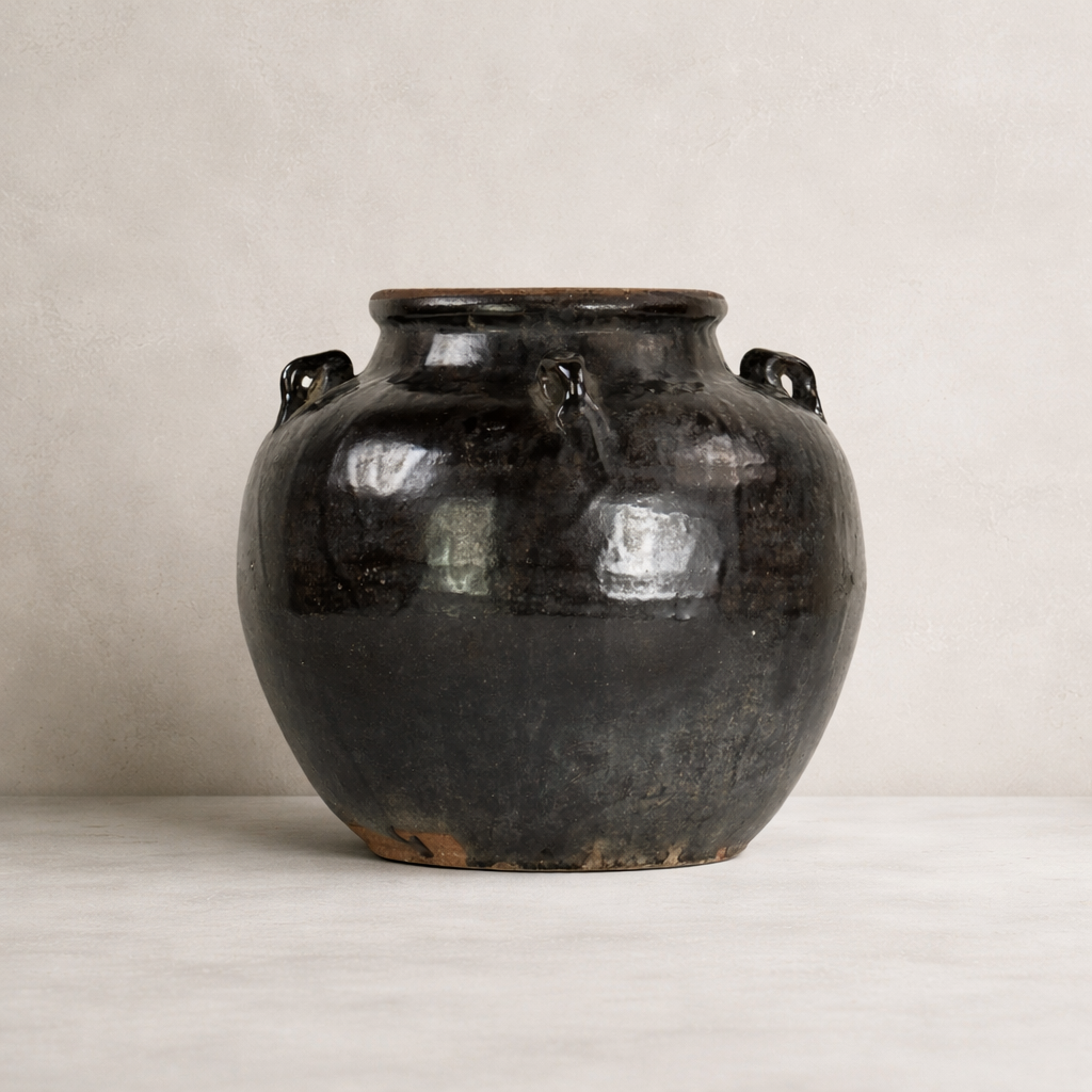 Large Glazed Pot