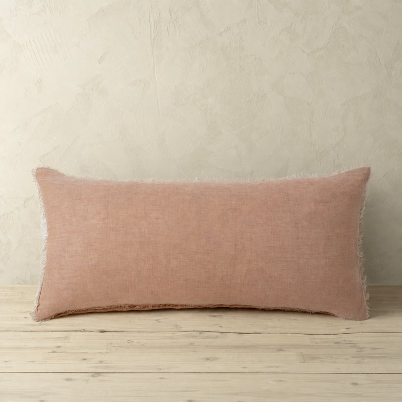 Lina Linen Lumbar Pillow - 14"x31"