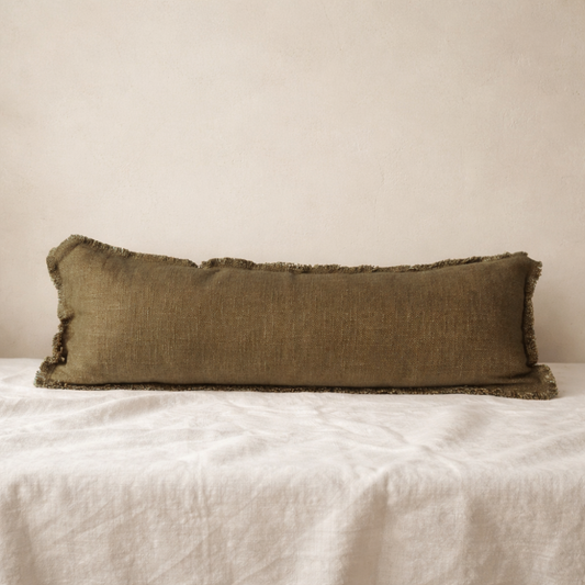 Luxe Linen Lumbar Pillow