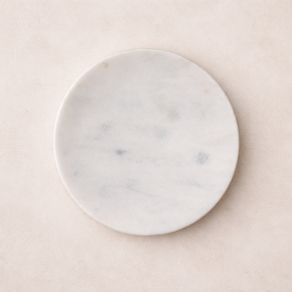 Marble Round Soap Dish