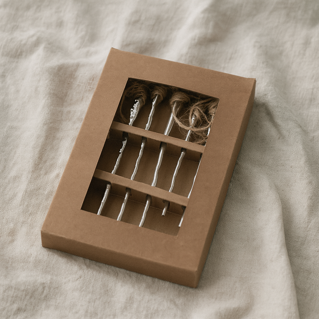 Mercury Glass Icicle Ornament Set