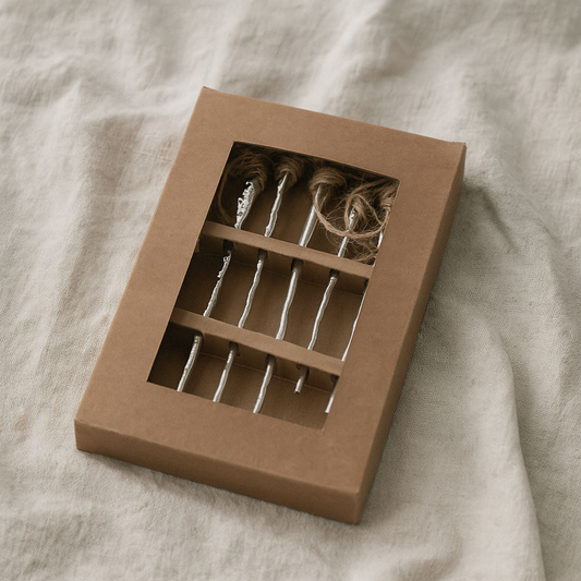 Mercury Glass Icicle Ornament Set