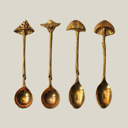 Brass Mushroom Spoon