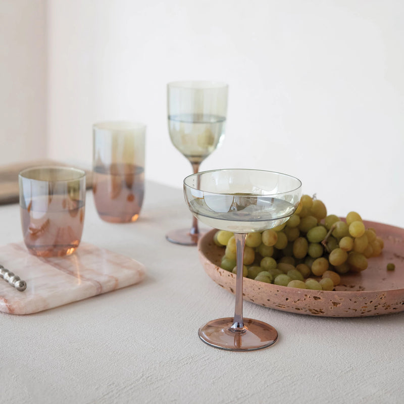 Iridescent Ombre Drinking Glass