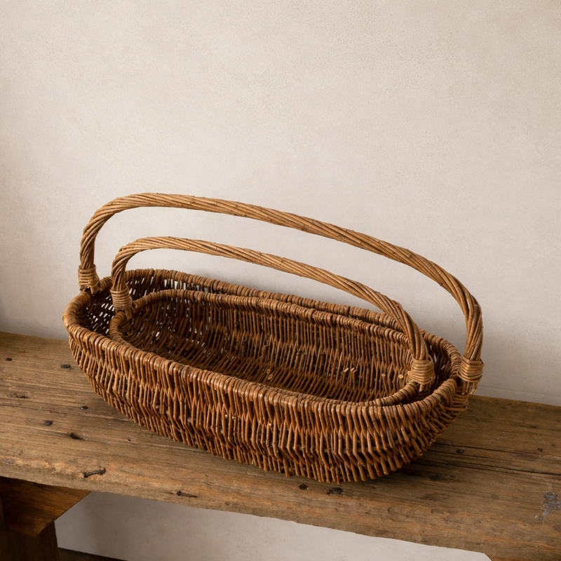 Oval Wicker Basket