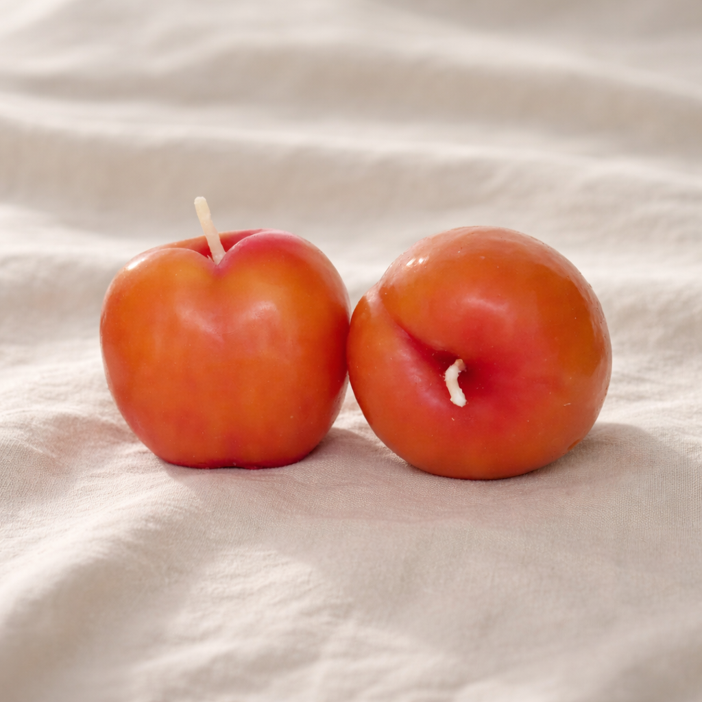 Peach Beeswax Candle