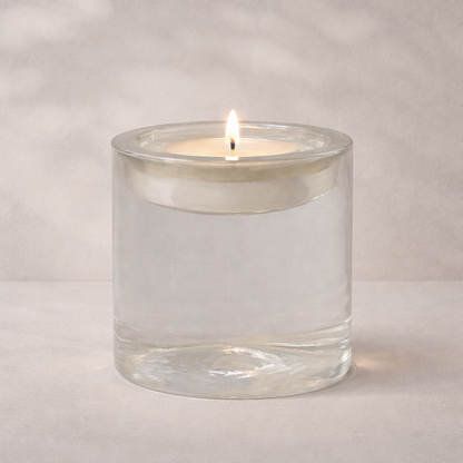 Pressed Glass Tealight Holder