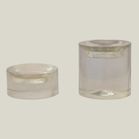 Pressed Glass Tealight Holder