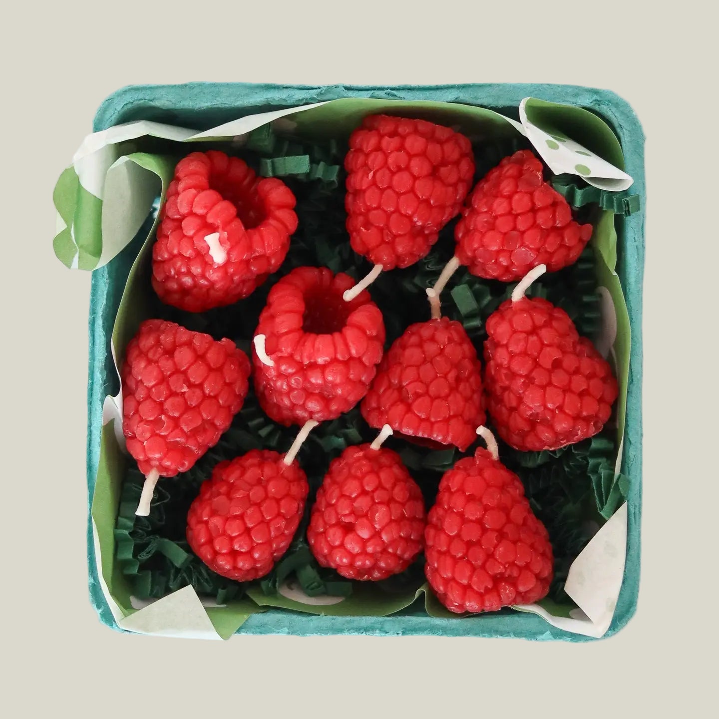 Beeswax Berry Birthday Candles