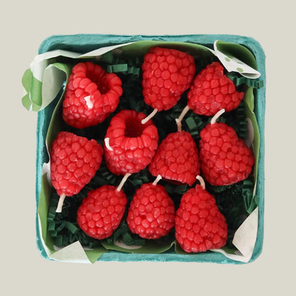 Beeswax Berry Birthday Candles