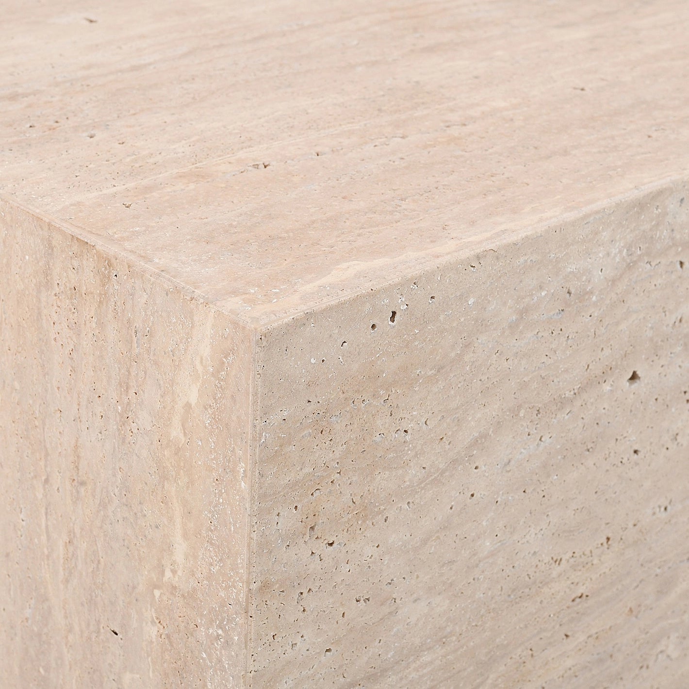 Raw Travertine Coffee Table