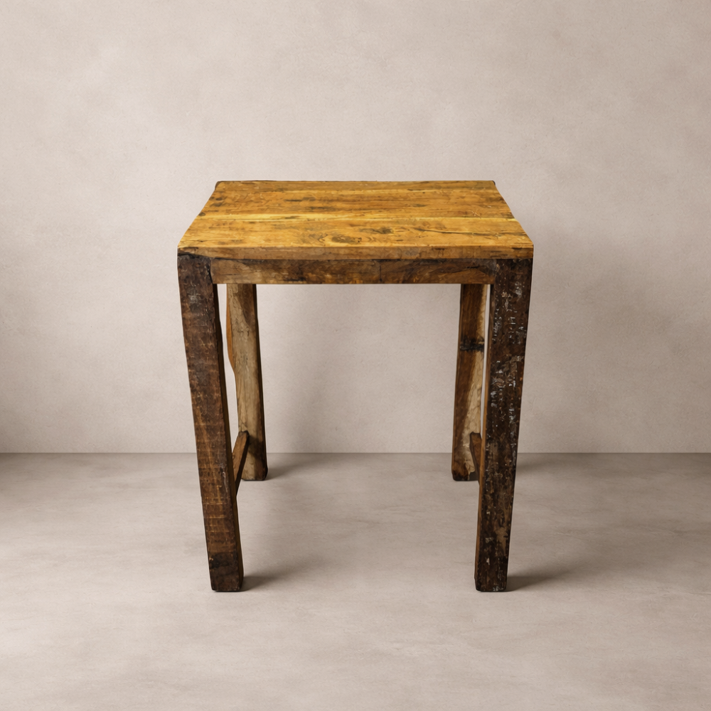 Reclaimed Wood Side Table