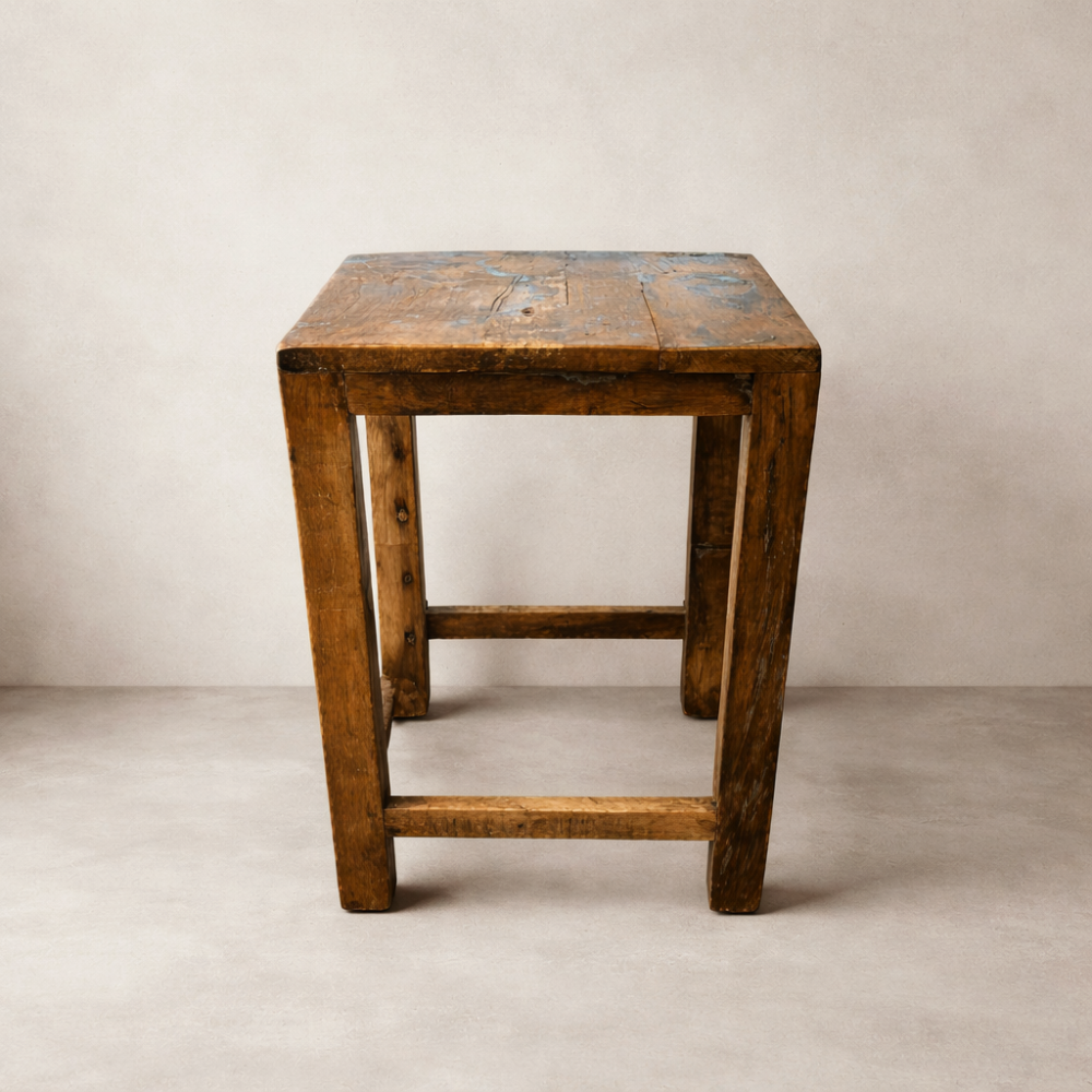 Reclaimed Wood Side Table