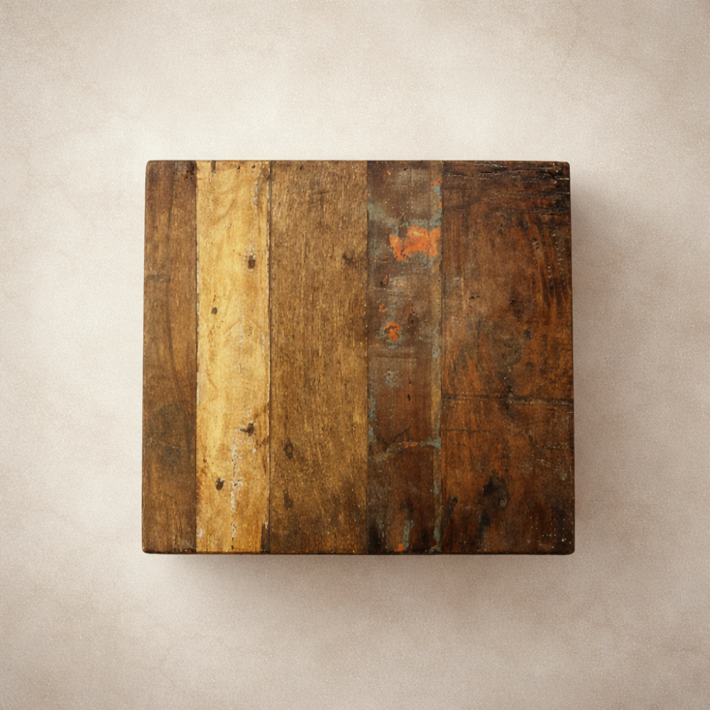 Reclaimed Wood Side Table