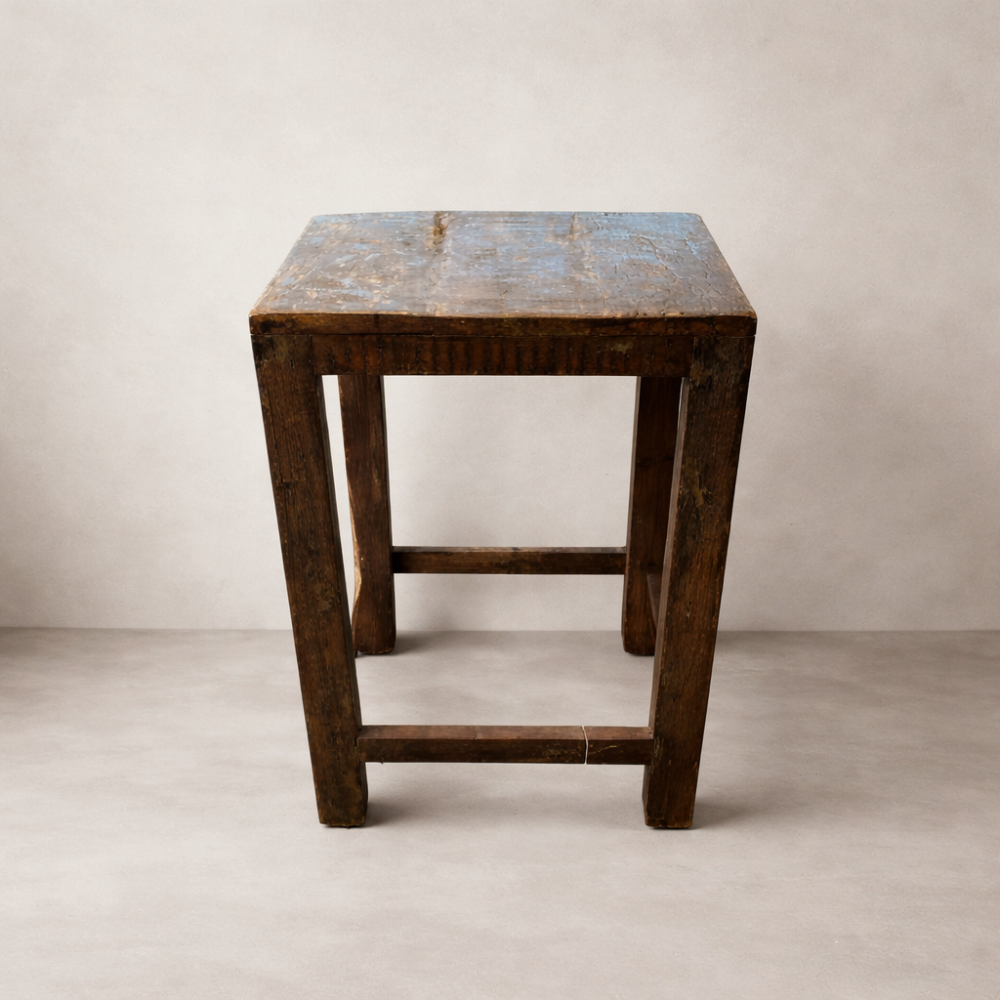 Reclaimed Wood Side Table