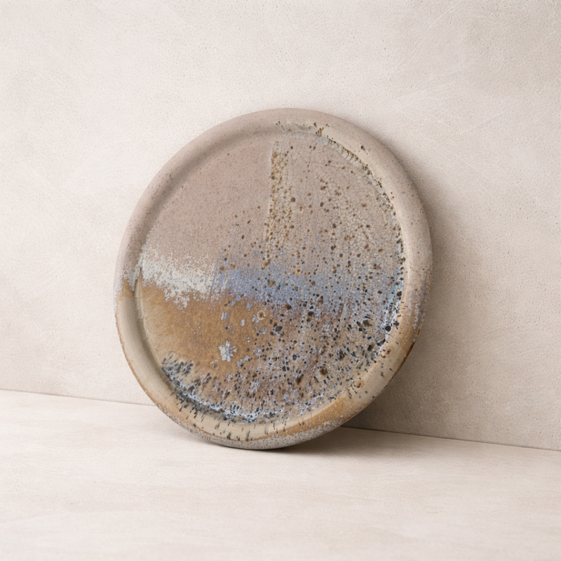 Sandburst Wide Rim Salad Plate