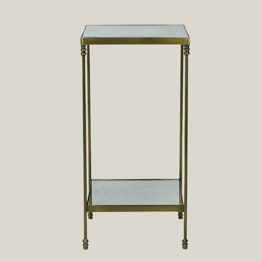 Antique Brass Side Table