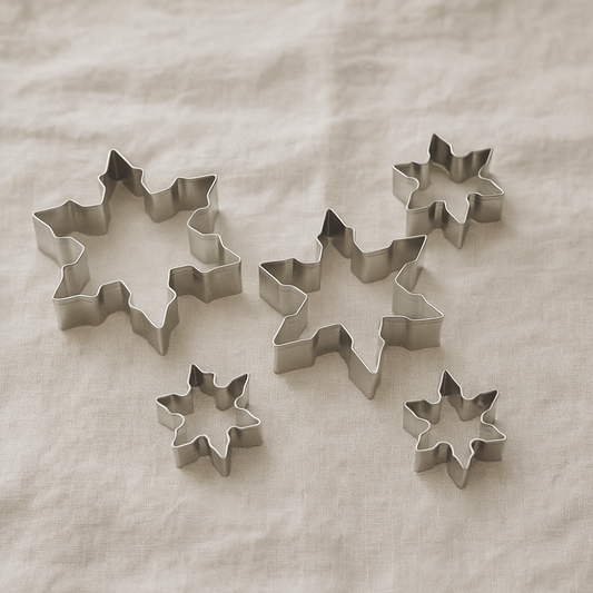 Snowflake Cookie Cutters (Set of 5)