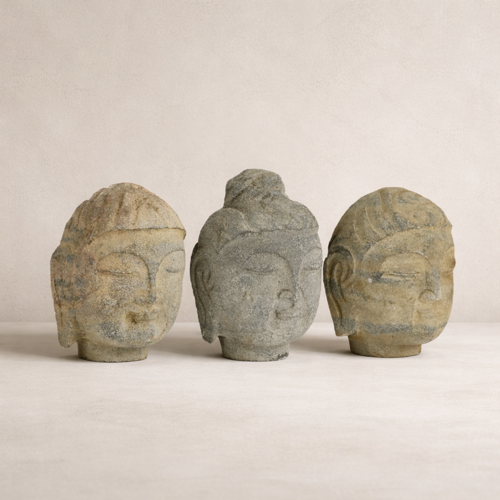 Stone Buddha Head