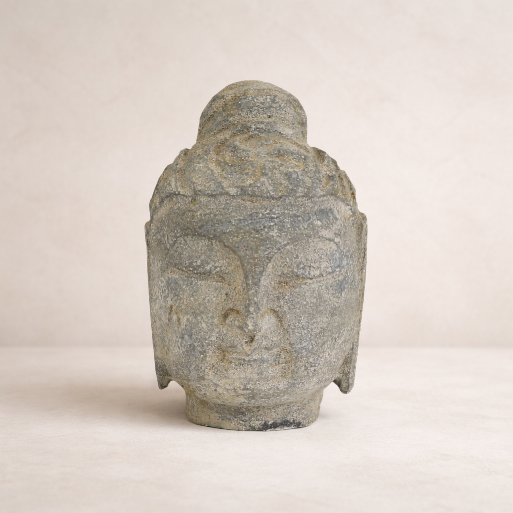 Stone Buddha Head