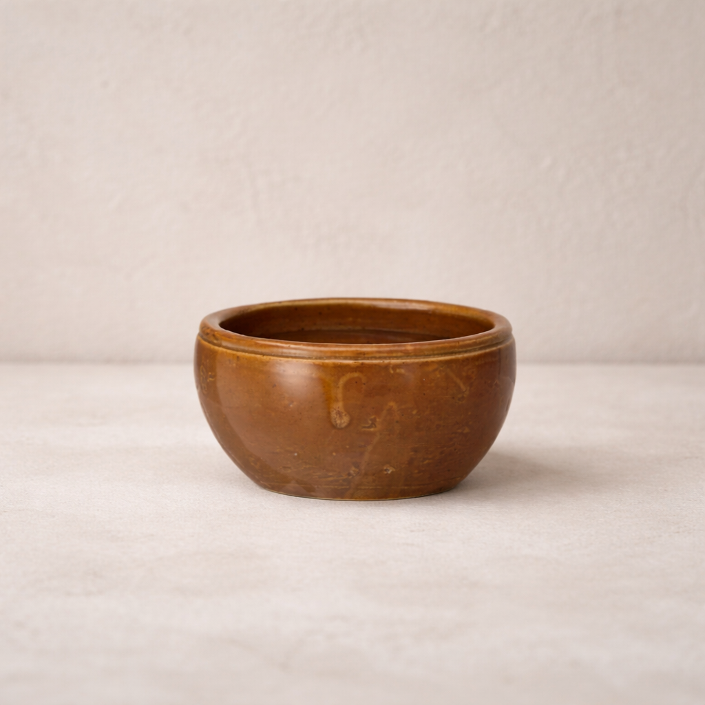 Stoneware Pinch Pot Bowl