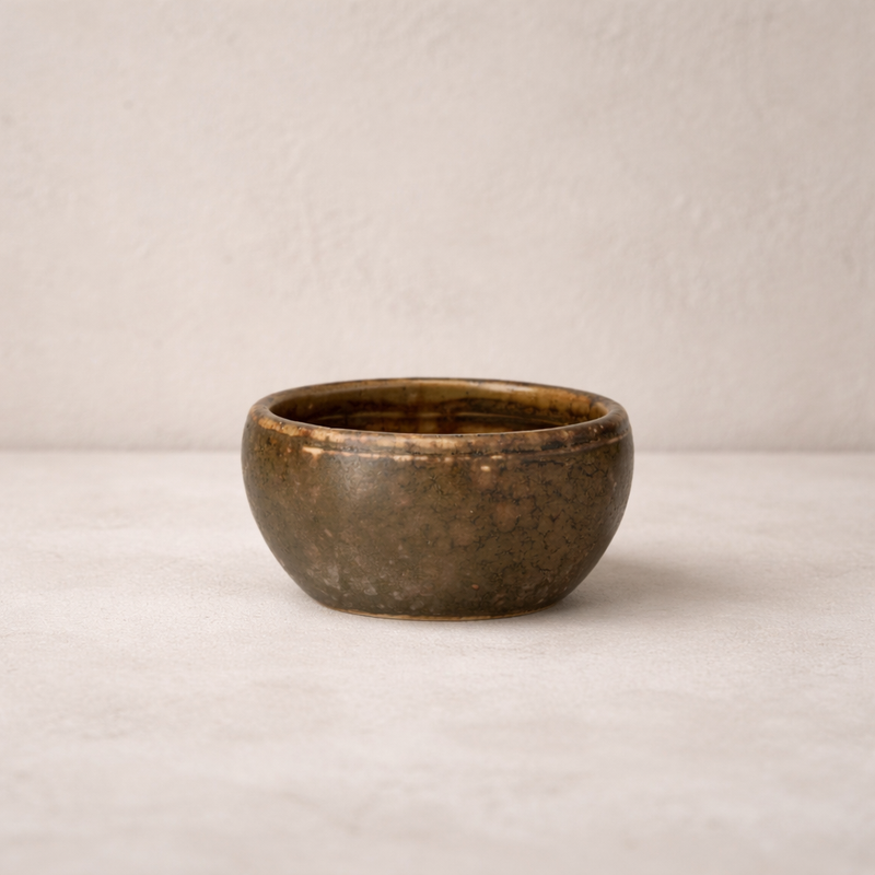 Stoneware Pinch Pot Bowl