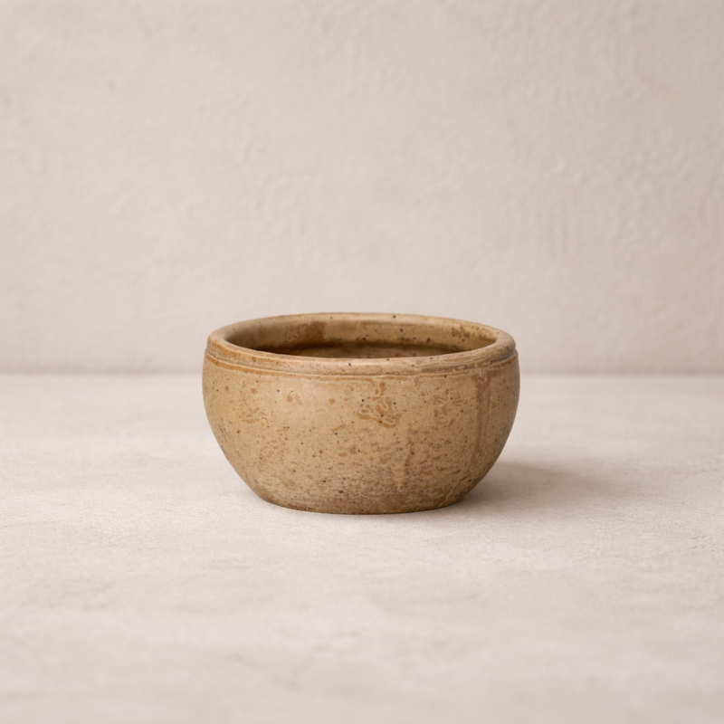 Stoneware Pinch Pot Bowl