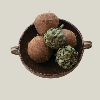 Handmade Terracotta Bowl with Handles