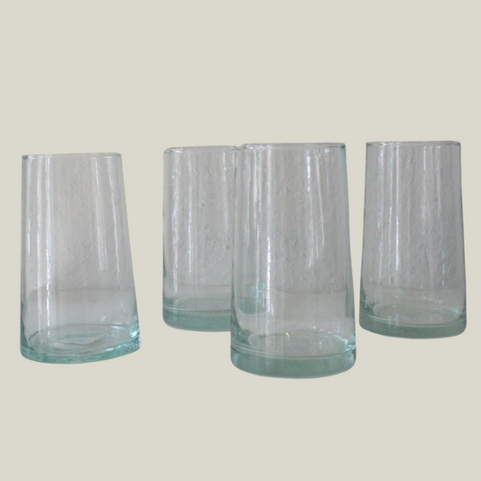 Large Clear Moroccan Glasses