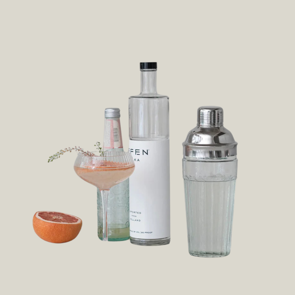 Glass Cocktail Shaker