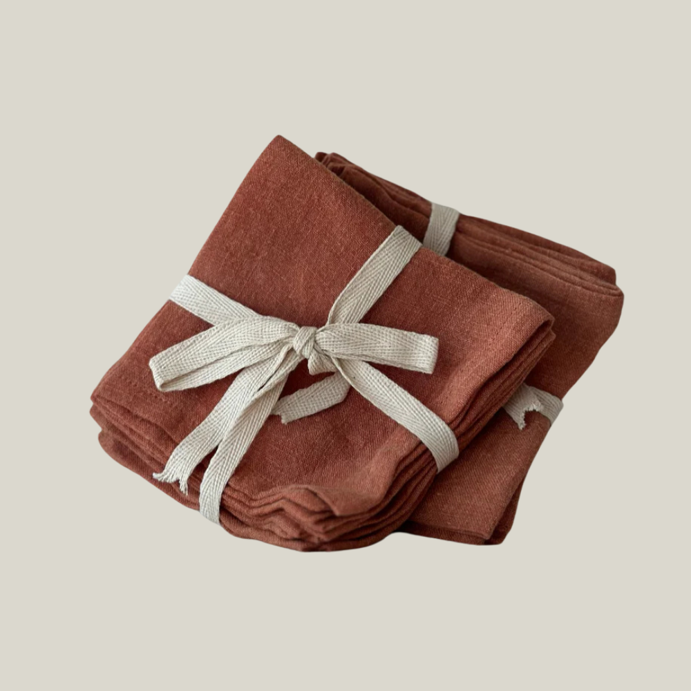 Linen Cocktail Napkin Set