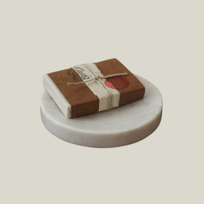 Marble Round Soap Dish