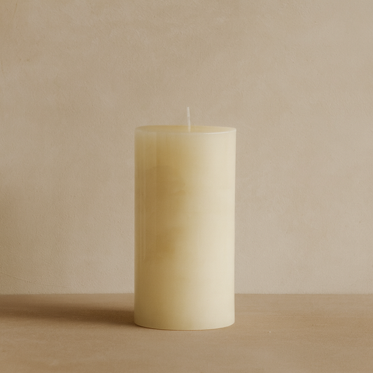 Palm Wax Pillar Candle